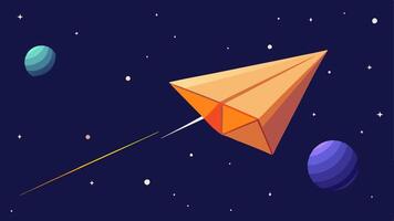 Solar Sail Spacecraft A solar sail spacecraft with expansive glowing sails drifting through space with distant stars and a nebula in the background.. vector