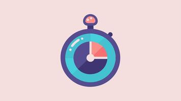 Stopwatch with a Pause Button A sleek stopwatch graphic with a prominent pause button in the center surrounded by calming colors encouraging users to take breaks from screens.. vector