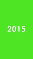 Year counter animation from 2000 to 2025 with green screen background in 60fps for timeline, history, and documentary use video