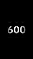 Vertical number count animation from 1 to 100 with seamless motion, ideal for math, countdowns, and educational projects video