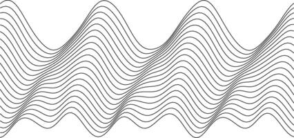 Abstract wave pattern design for modern decor and creative projects vector