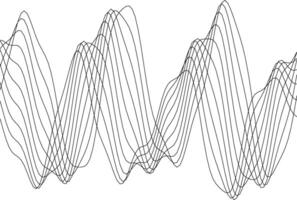 Abstract wave pattern design for modern backgrounds and textures vector