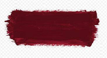 A red paint stain on a white background photo