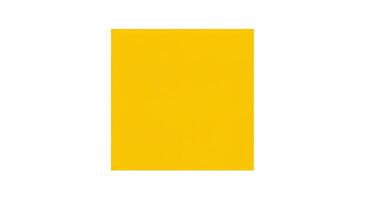 A yellow square on a white background photo