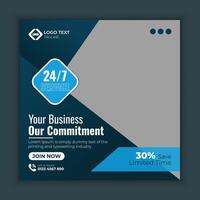 Professional Commitment Ad vector