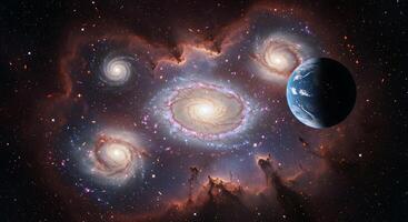 The universe is shown in this image photo