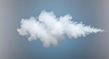 A cloud of smoke is shown in the air photo
