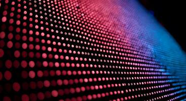 A close up of a colorful display of dots photo