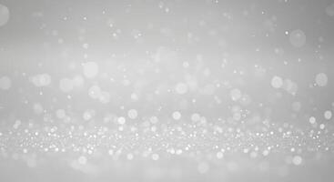 Abstract silver background with white snow photo