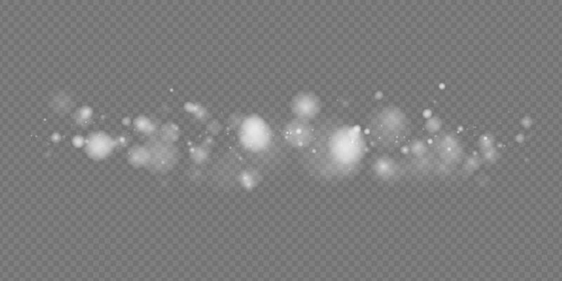 White bokeh background with soft glow and glitter. Abstract, luxurious, and festive design for holiday, winter, or Christmas themes. Modern, shiny, and magical. illustration.