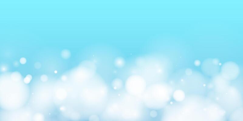 Abstract blue bokeh background with bright, soft glow. Festive and dreamy, perfect for holiday, party, or winter themes. Shiny spheres create a vibrant, magical atmosphere. design.