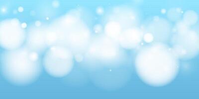 Abstract blue bokeh background with bright, glowing circles. Soft blur effect creates a dreamy, festive atmosphere. Perfect for holiday, party, or celebration themes. , elegant and modern design vector