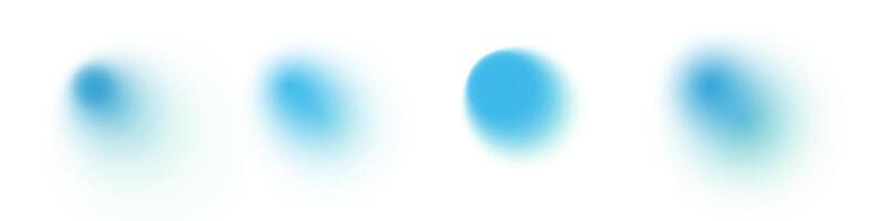 Gradient abstract shapes with soft fluid blur. Vibrant blue hues. Modern Y2K style with liquid organic forms. Ideal for logos, backgrounds or futuristic designs. vector