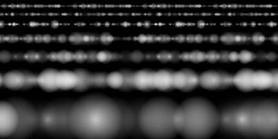 Abstract white bokeh background with glowing particles and glittering sparks. Shiny, festive, and magical, perfect for Christmas or tech-themed designs. illustration. vector