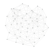 Abstract Mesh Network Graphic for Digital Composition and Design png