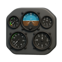 3D Instrument Interface with Analog Gauges for Simple Composition png