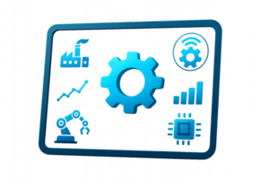 Innovative Smart Tech Interface for Simple Data Composition png