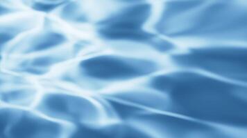 Blue abstract curves background, 3d rendering. video
