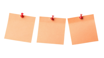 Sticky notes are pinned to board, creating organized and vibrant display perfect for reminders and ideas png
