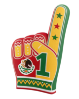 Cheer for your team with this vibrant foam finger, perfect for 2026 World Cup. Show your support and excitement in style png