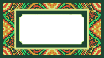 Background with border and frame for design, batik design, traditional, template cover, insert picture or text With Copy Space png