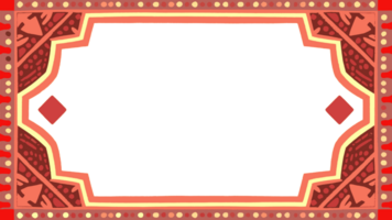 Background with border and frame for design, batik design, traditional design, template cover, insert picture, with text or Copy Space png