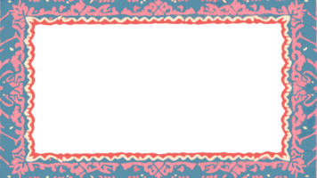 Background with border and frame for design, batik design, traditional design, template cover, insert picture, text With Copy Space png