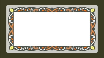 Background with border and frame, for design, batik design, traditional design, template cover, insert picture or text With Copy Space png