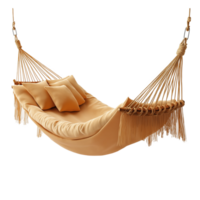 Cozy Relaxing Hammock, Isolated on Transparent Background png