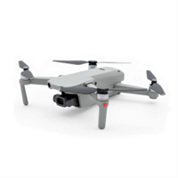 angled view of a small quadcopter FPV drone compact technology for aerial photography and exploration png