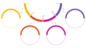 Template infographic with 4 steps. png