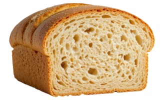 Rustic Sliced Bread with Golden Crust and Seeds png