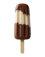 Realistic Chocolate Ice Cream Popsicle Isolated for Design Projects png