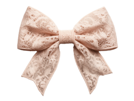 Elegant lace bow for fashion styling and accessory use png