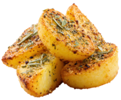 Crispy roasted potatoes with herbs for a delightful side dish png