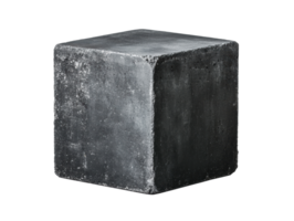 Modern concrete block for industrial design projects and architecture png