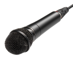 Professional dynamic microphone for audio recording and performances png