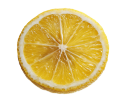 Fresh lemon slice for culinary use and beverage decoration png