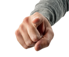 Hand gesture indicating direction with finger pointing forward png