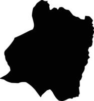 Adi Keyh Eritrea silhouette map vector