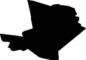 Aizkraukle Latvia silhouette map vector