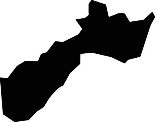 Al Idia Sudan silhouette map