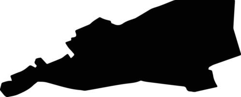 Al Salhiyya Egypt silhouette map vector