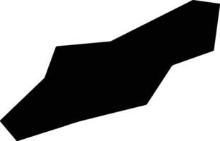 Ale Sweden silhouette map vector