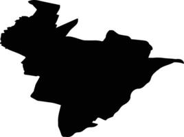 Alkmaar Netherlands silhouette map vector