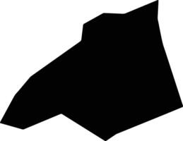 Altinho Brazil silhouette map vector