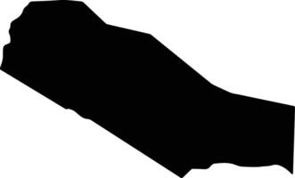 Alubaren Honduras silhouette map vector