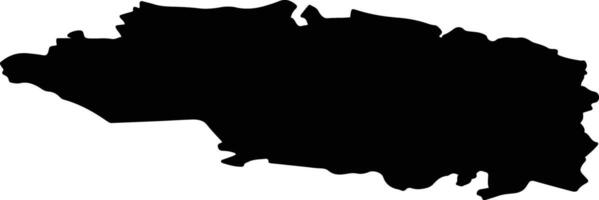 Amatas pag Latvia silhouette map vector
