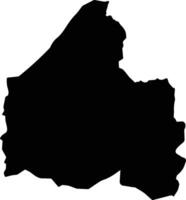 Andoung Meas Cambodia silhouette map vector