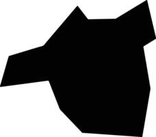 Arroio do Padre Brazil silhouette map vector